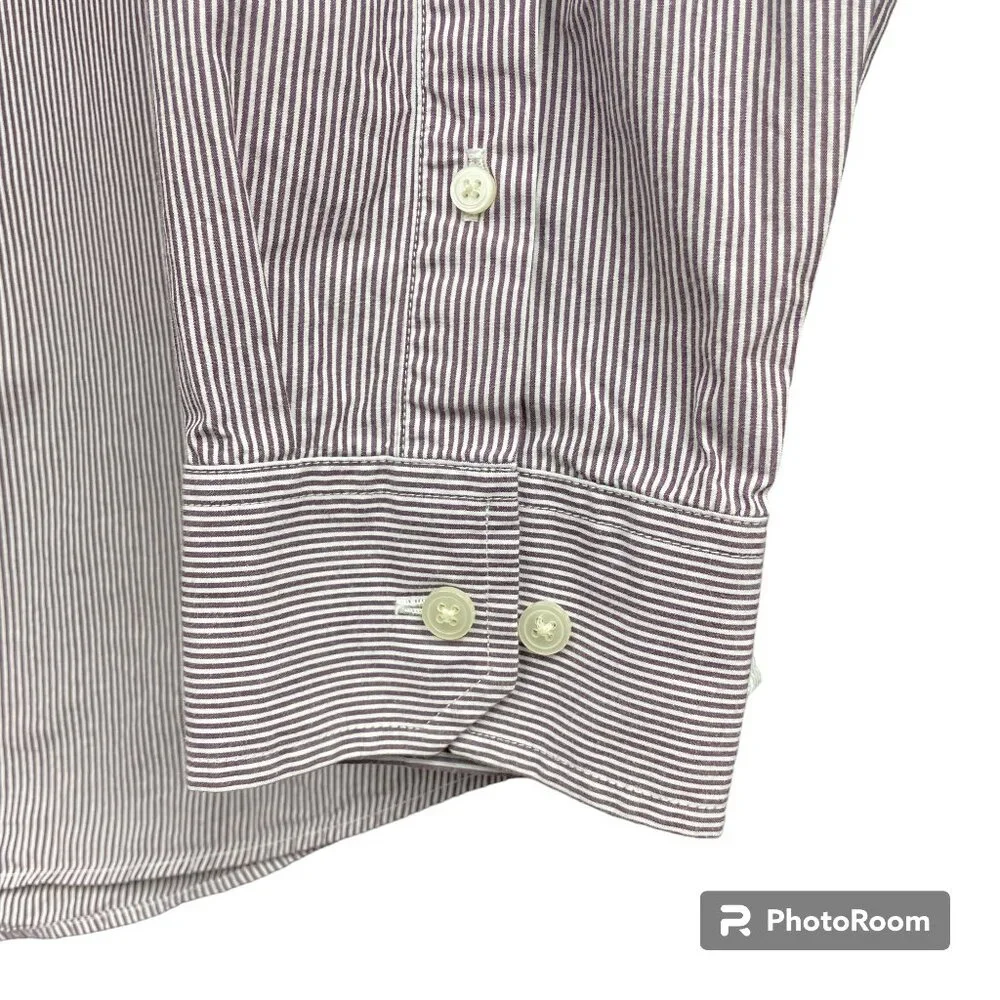 BANANA REPUBLIC Men's EUC Striped Button-Down Long Sleeve | Size‎ XL